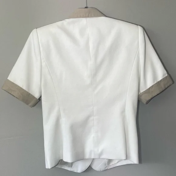 Vintage Kasper A.S.L. Petite Short Sleeve Blazer - Picture 2 of 3